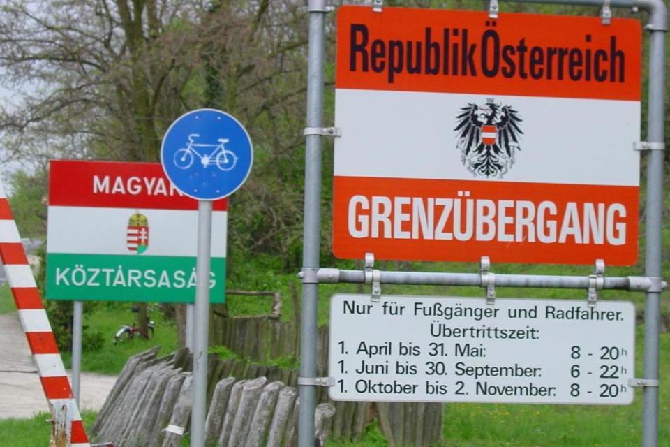 Border land: the crossing point between Austria and Hungary near Sopron: Simon Calder