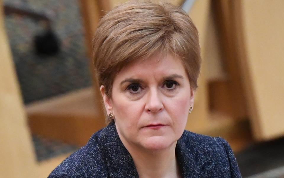 Nicola Sturgeon has announced the level of restrictions for each of Scotland's 32 council areas - PA