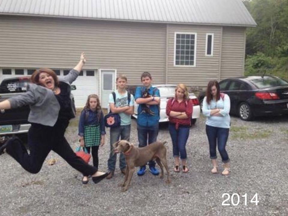 The mom said her kids love taking the annual photo and seeing how much joy and laughter it brings people. (Photo: Courtesy of Keshia Gardner)