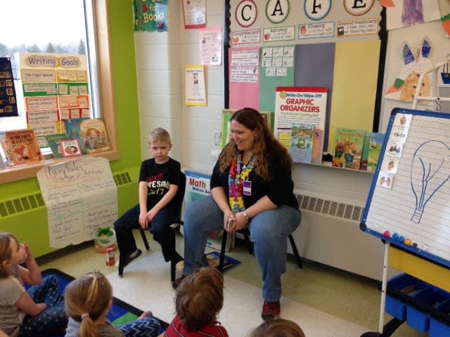 Lorri and Evan Meunier often talk to his classmates about autism. 