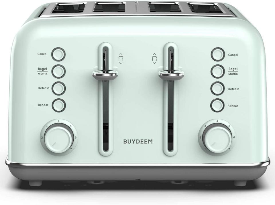 BUYDEEM Retro 4-Slice Toaster