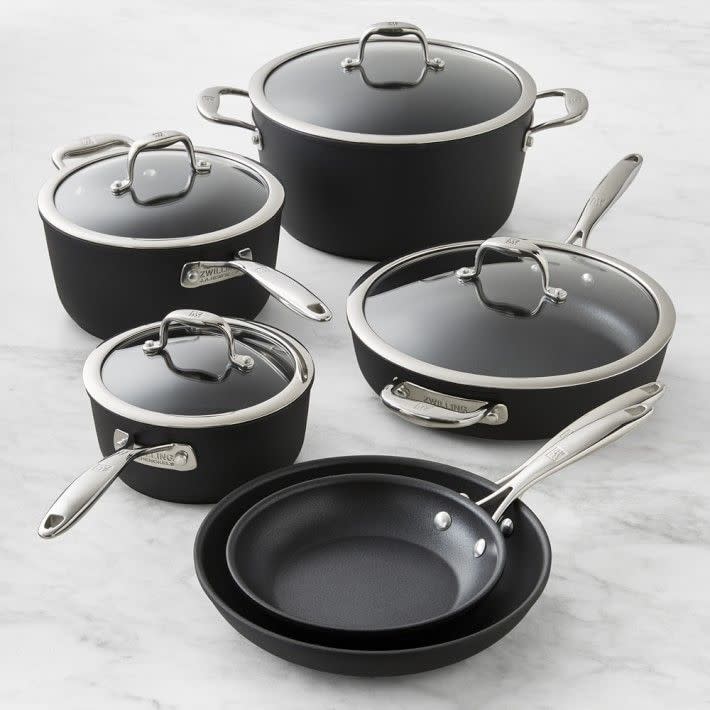 9) Zwilling Forté Nonstick 10-Piece Cookware Set