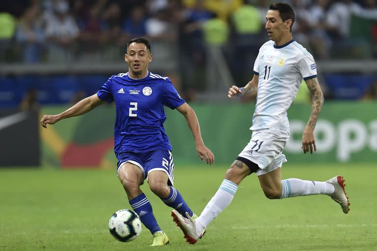 Di Maria en la selección en la Copa América