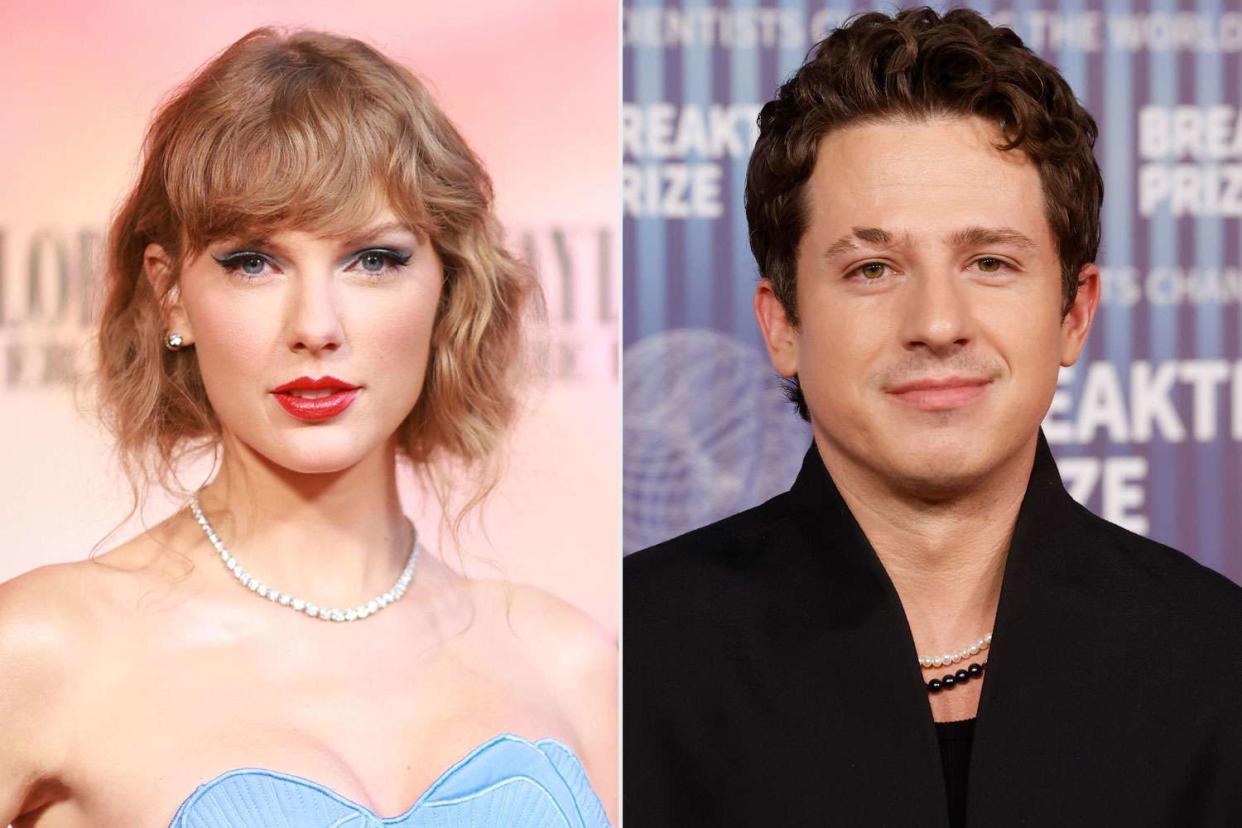 <p>Matt Winkelmeyer/Getty; Taylor Hill/Getty</p> taylor swift and charlie puth