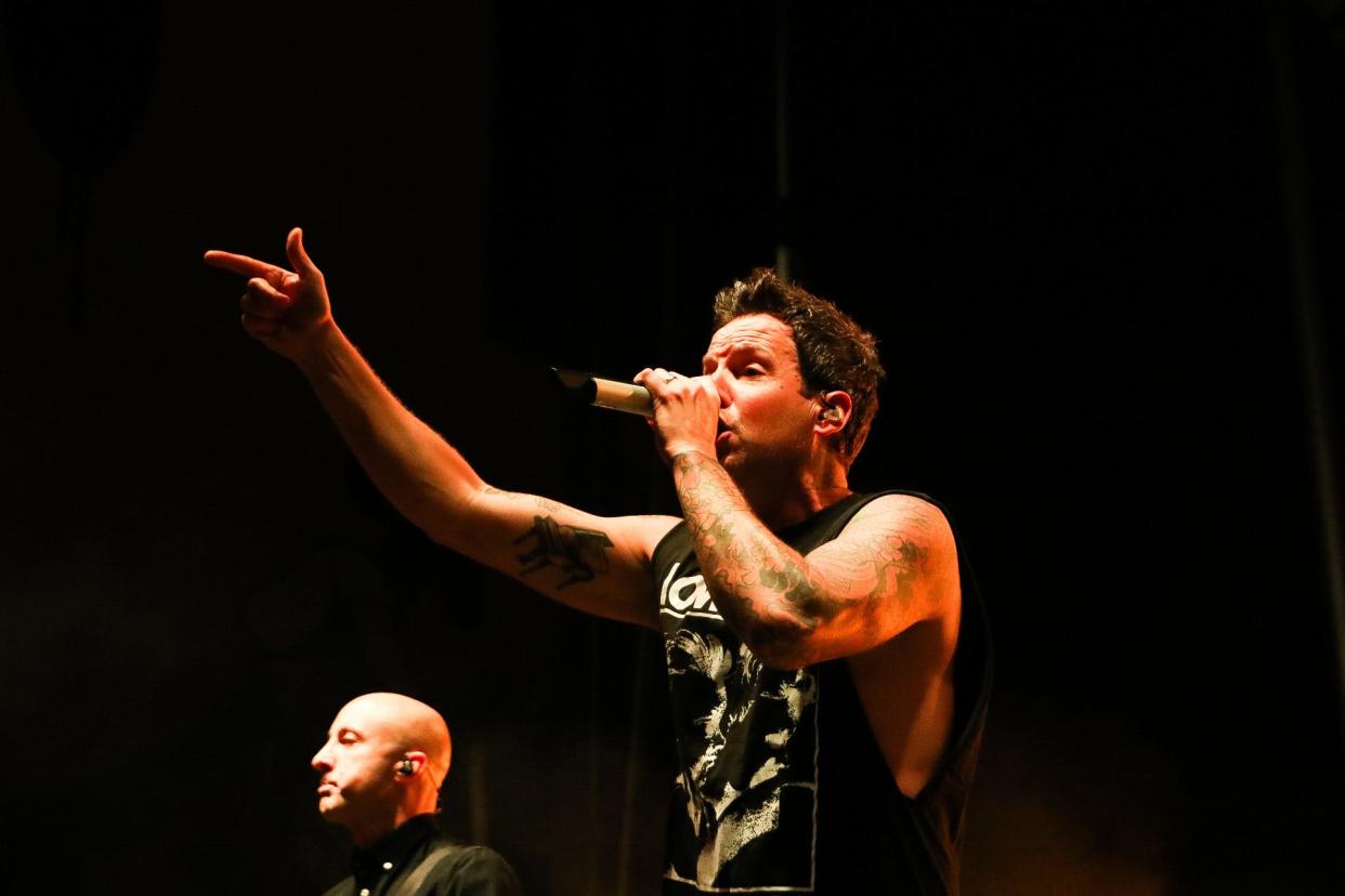 Simple Plan frontman Pierre Bouvier.