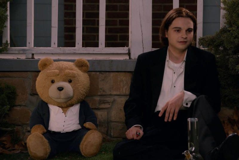Max Burkholder stars in "Ted." Photo courtesy of Peacock