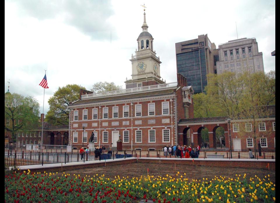 Metro area: Philadelphia-Camden-Wilmington, PA-NJ-DE-MD<br>  342 Buddhist adherents per 100,000 persons. <br>  Credit: Wikimedia Commons. Original photo <a href="http://upload.wikimedia.org/wikipedia/commons/3/39/Independence_Hall.jpg" target="_hplink">here.</a>