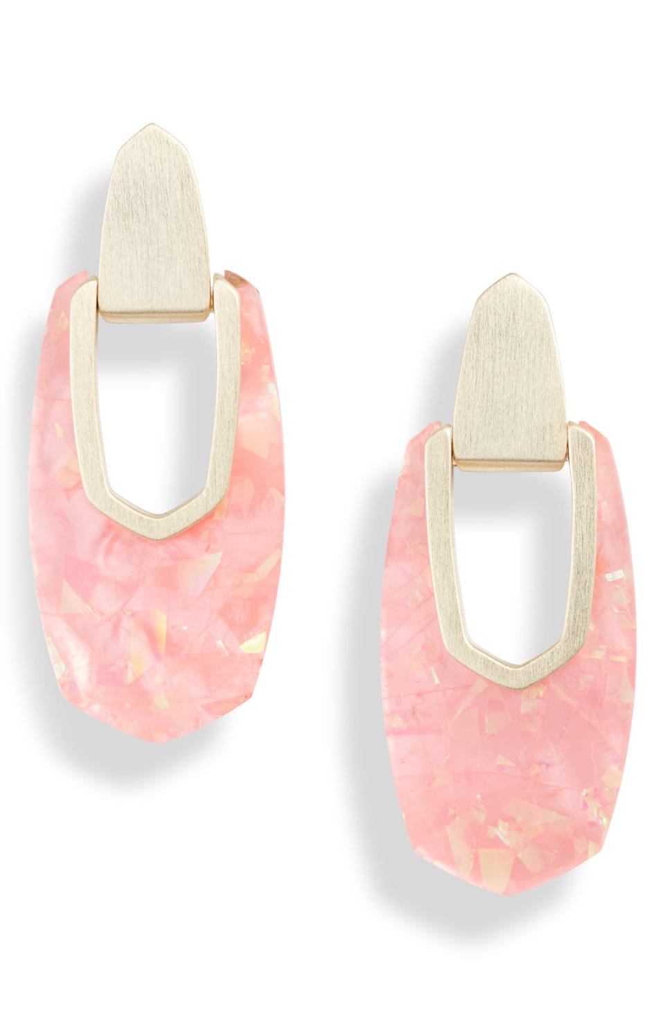 Kailyn Geometric Drop Earrings. Image via Nordstrom.