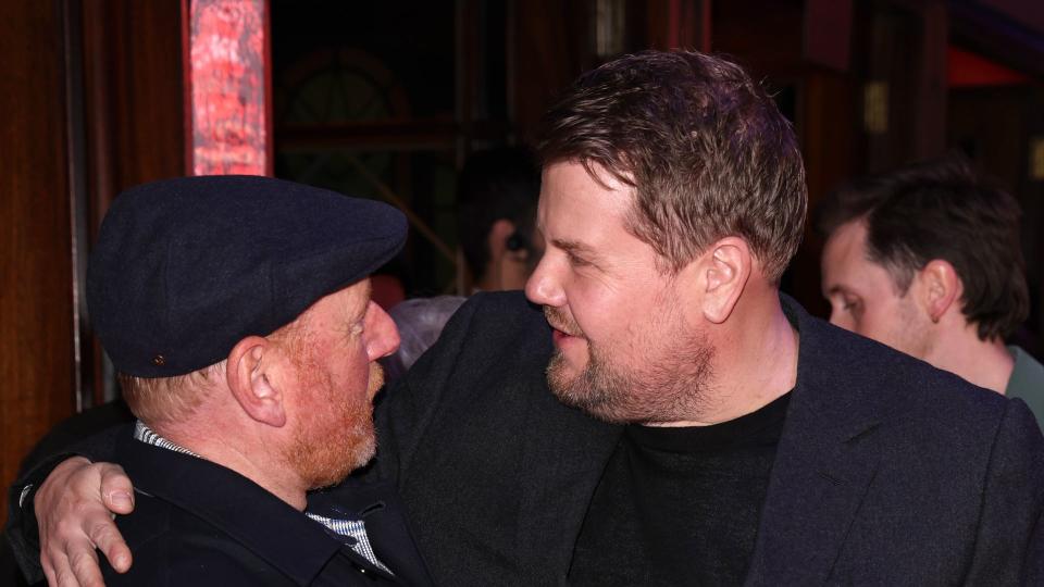 A photo of Adrian Scarborough and James Corden