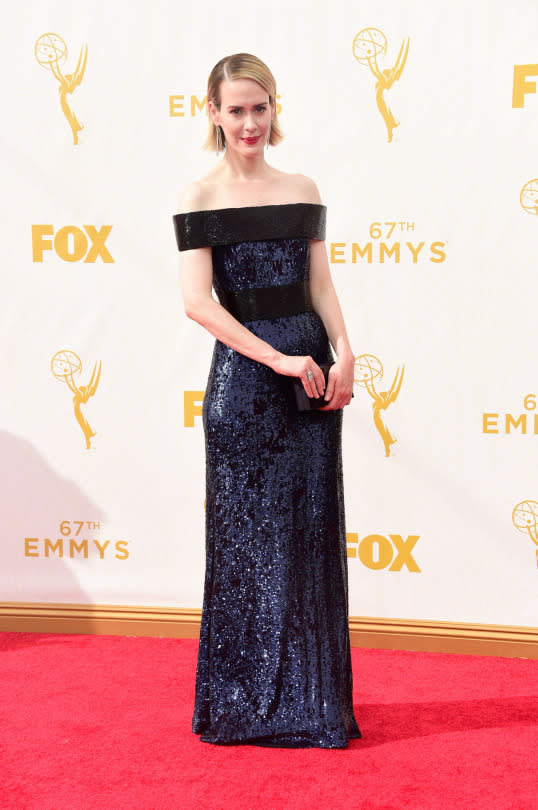 Sarah Paulson in Prabal Gurung.