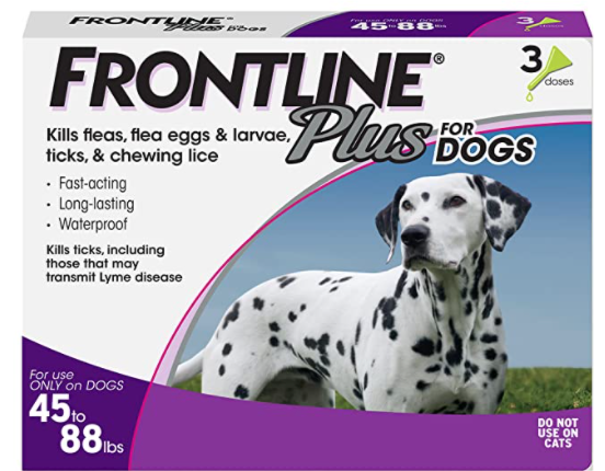 Frontline Plus Flea andTick Treatment for Large Dogs