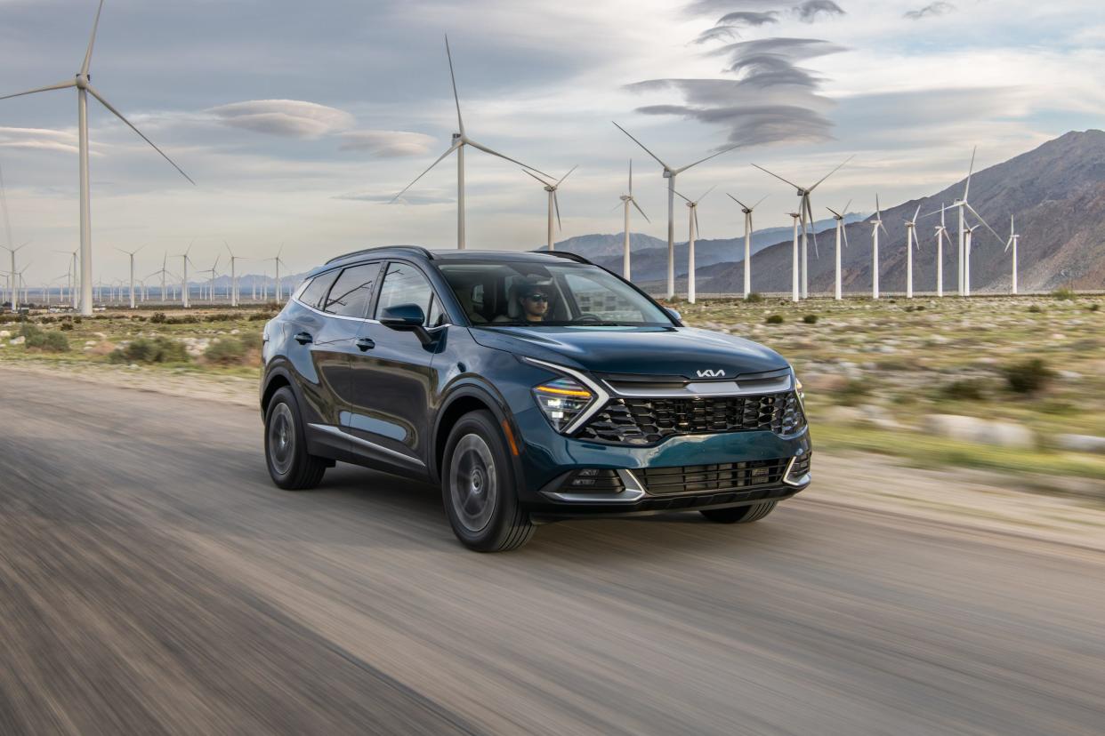 The 2023 Kia Sportage Hybrid.