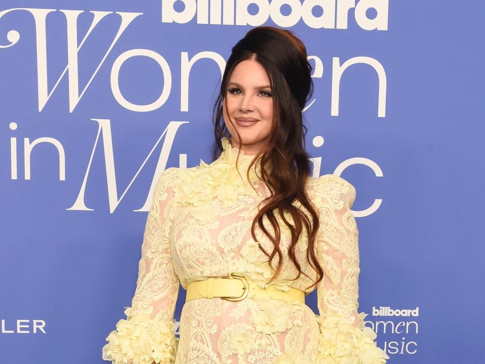 Lana Del Rey revealed that she wore a copy of her friend's wedding