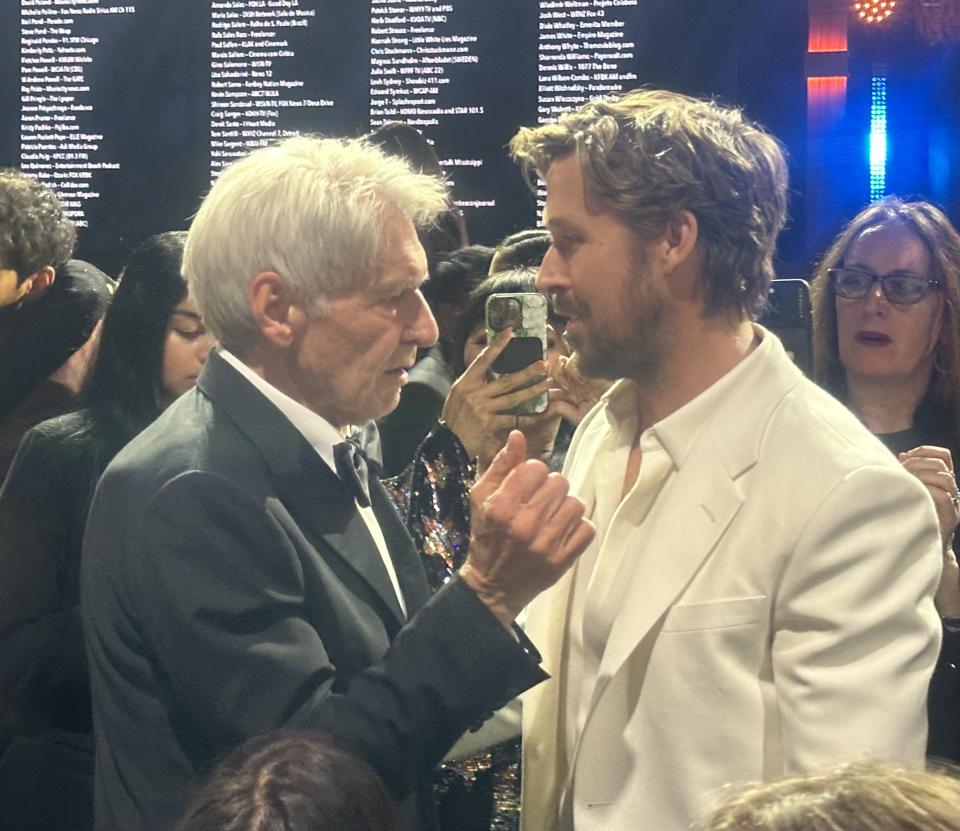 Harrison Ford and Ryan Gosling