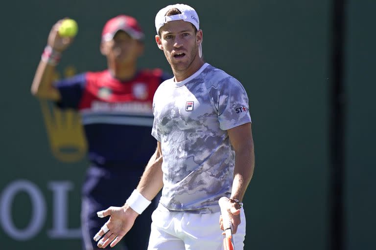 Diego Schwartzman, desconcertado por la durísima derrota con el sudafricano Cameron Norrie