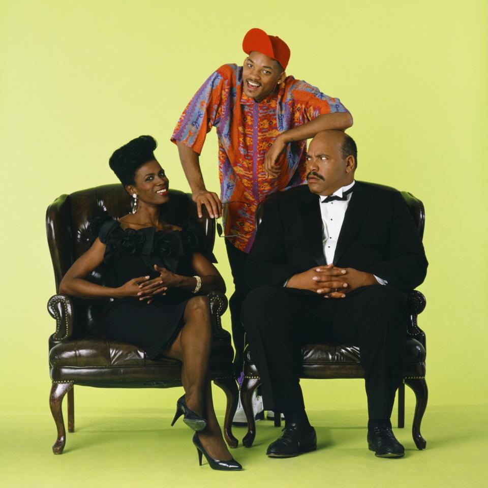 Janet Hubert, left, Will Smith and James Avery in "The Fresh Prince of Bel-Air."