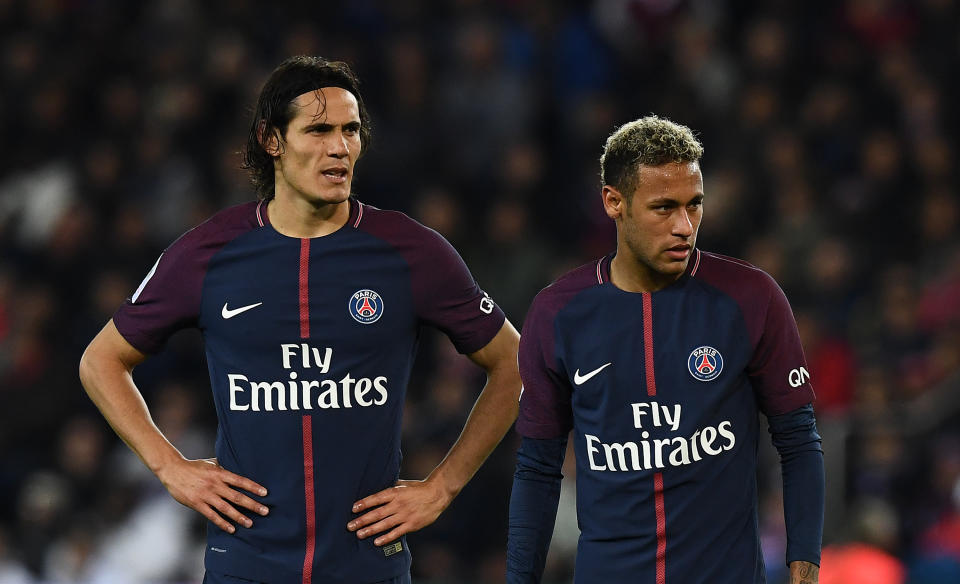 Edinson Cavani et Neymar