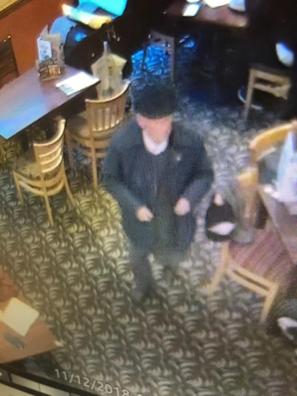 CCTV image showing Mr Scott at the Foot of the Walk pub in Leith around 3.45pm on Tuesday December 11 (Police Scotland/PA)