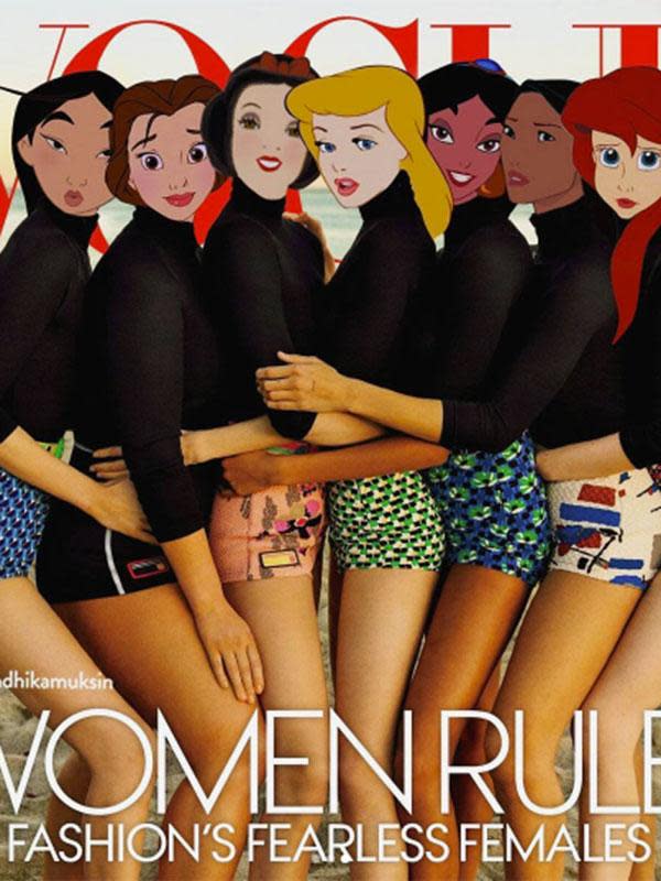 Move over, Kendall Jenner and Gigi Hadid: Princesses have recreated the Vogue's recent cover