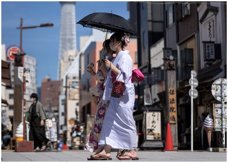 東京是旅遊熱點。（Getty Images圖片）
