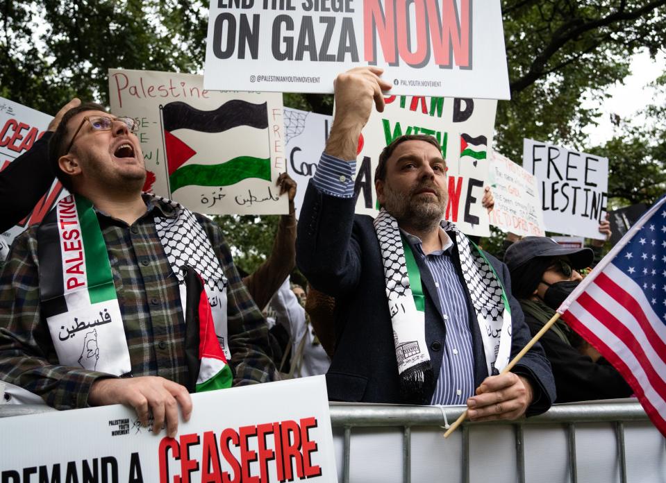 10,000 pro-Palestinian protesters at Texas Capitol call for cease-fire ...