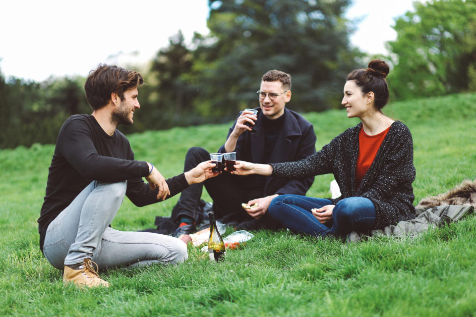 Brits plan on saving money post-lockdown by continuing park meet-ups. (Getty Images)