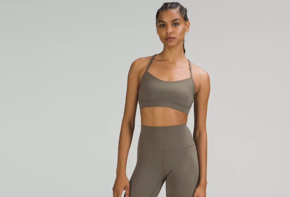 Flow Y Bra Nulu Light Support, A–C Cups. (PHOTO: Lululemon)