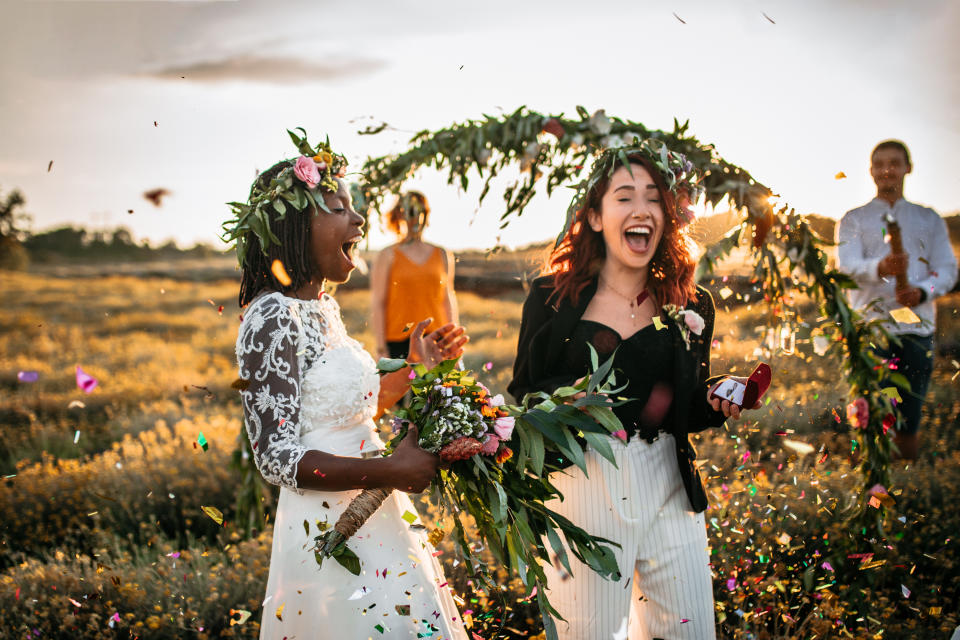 Evening wedding. (Getty Images)