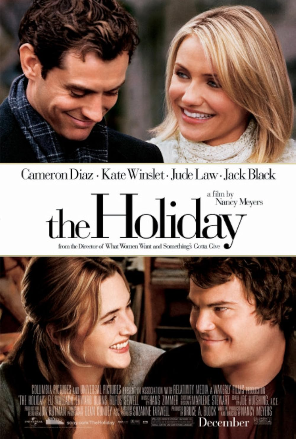 the holiday movie poster