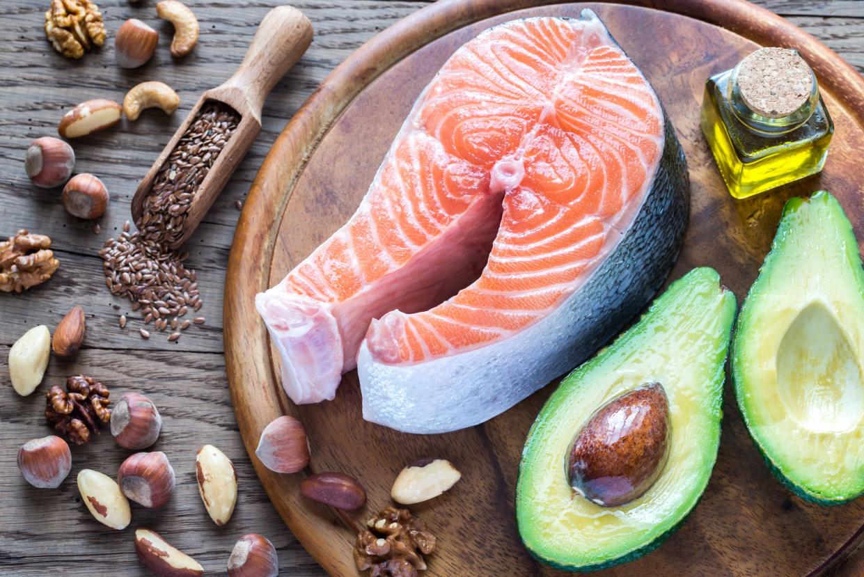 Food with Omega-3 fats