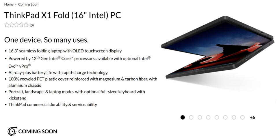 ThinkPad X1 Fold Prototype