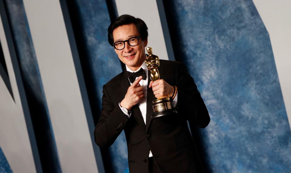 US-Vietnamese actor Ke Huy Quan, winner of the Oscar for Best Actor in a Supporting Role for 