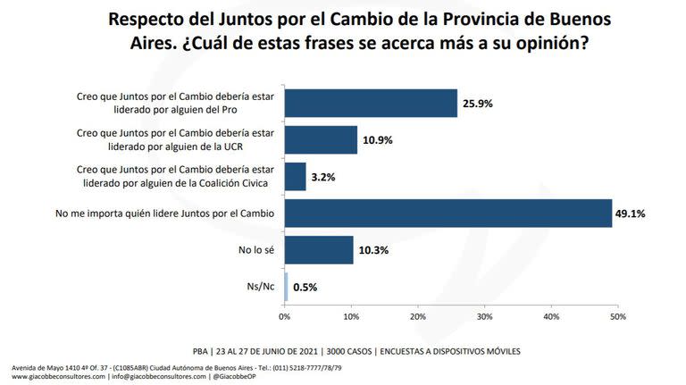 Encuesta de Opinión Pública en Provincia de Buenos Aires.