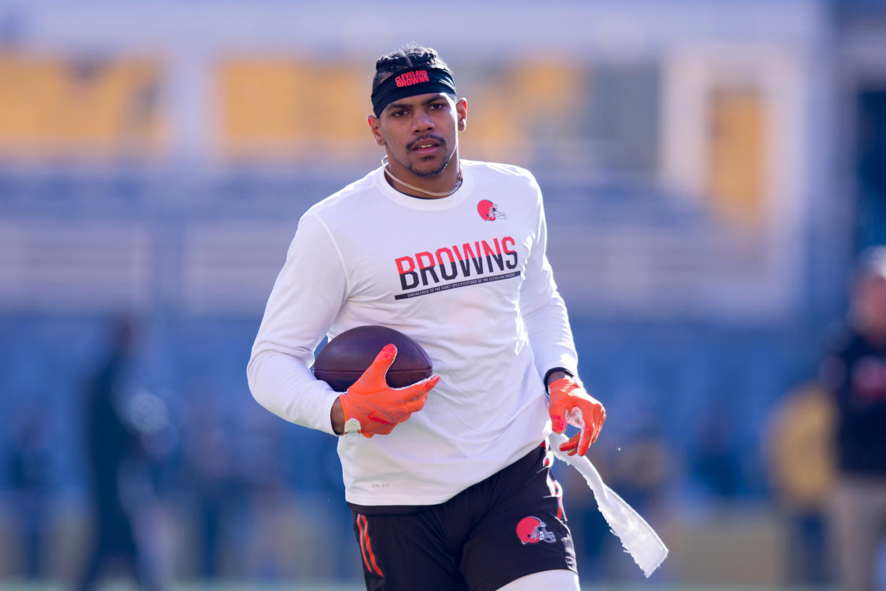 Terrelle Pryor with the Browns.