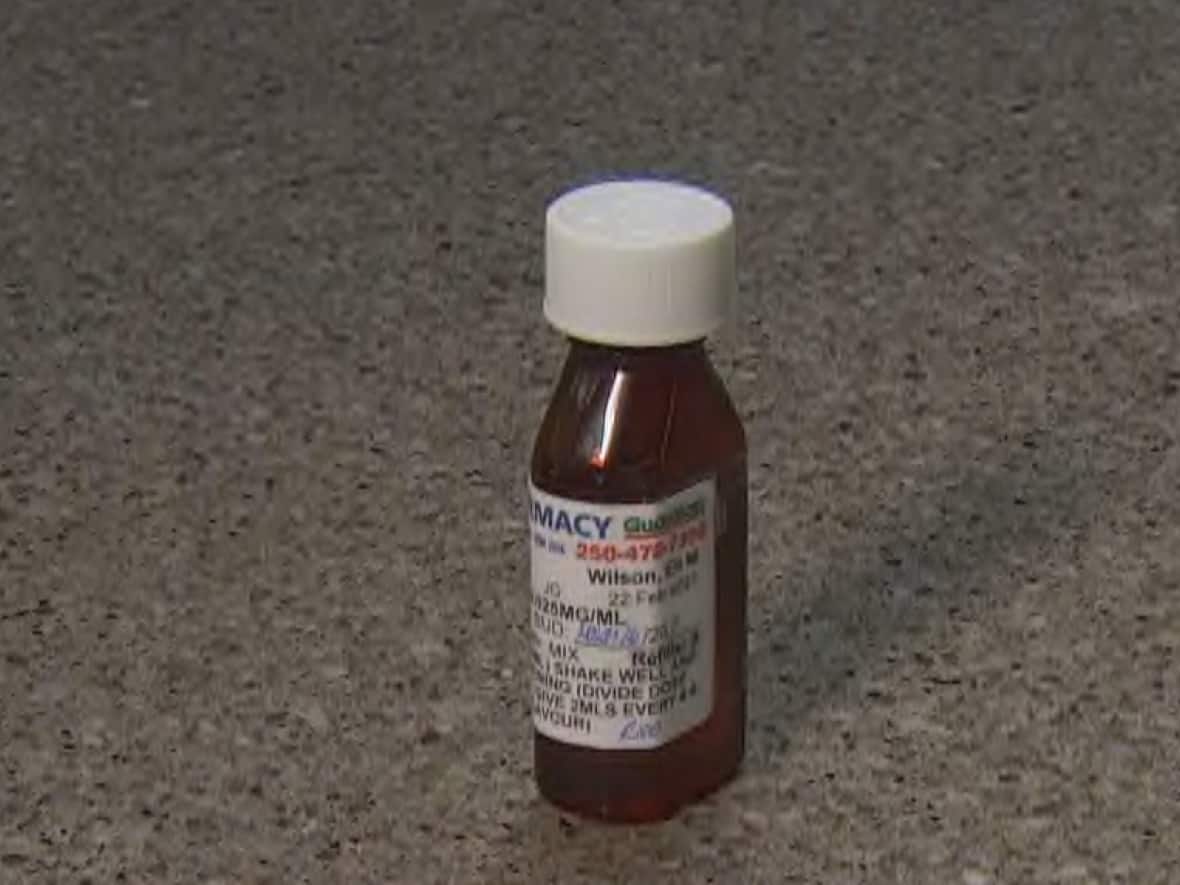 The Wilson family paid more than $5,000 to have their son's clonidine tested to confirm that he'd been given the wrong dose. (Mike McArthur/CBC - image credit)