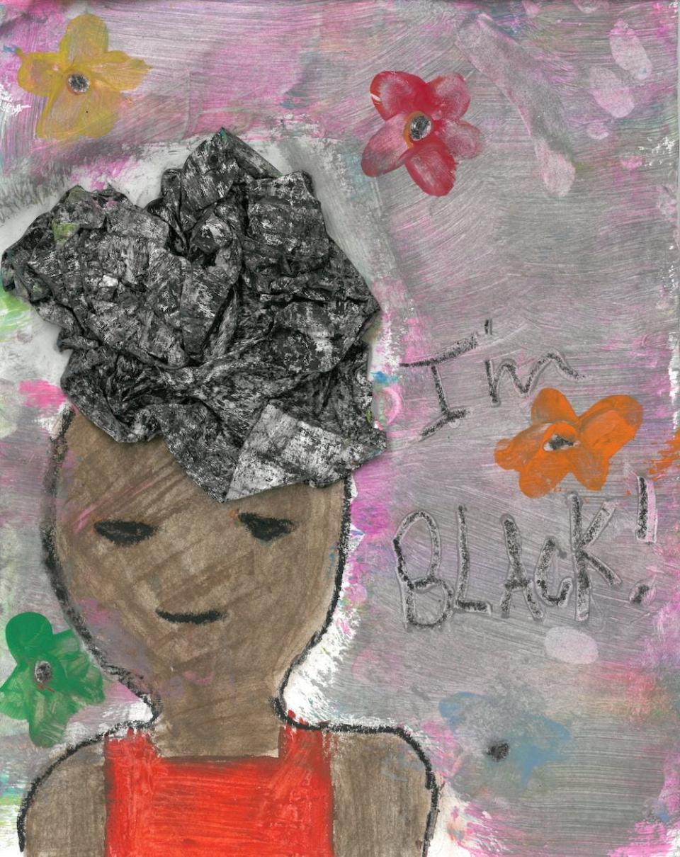 Artwork from members. of the Boys and Girls Club of Henderson County for USCellular's Black History Month Art Contest. Ten finalists were selected from the Boys and Girls Club. This artwork is of Dr. Dorothy Brown.