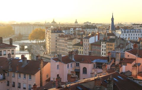 Lyon aerial view - Credit: iStock