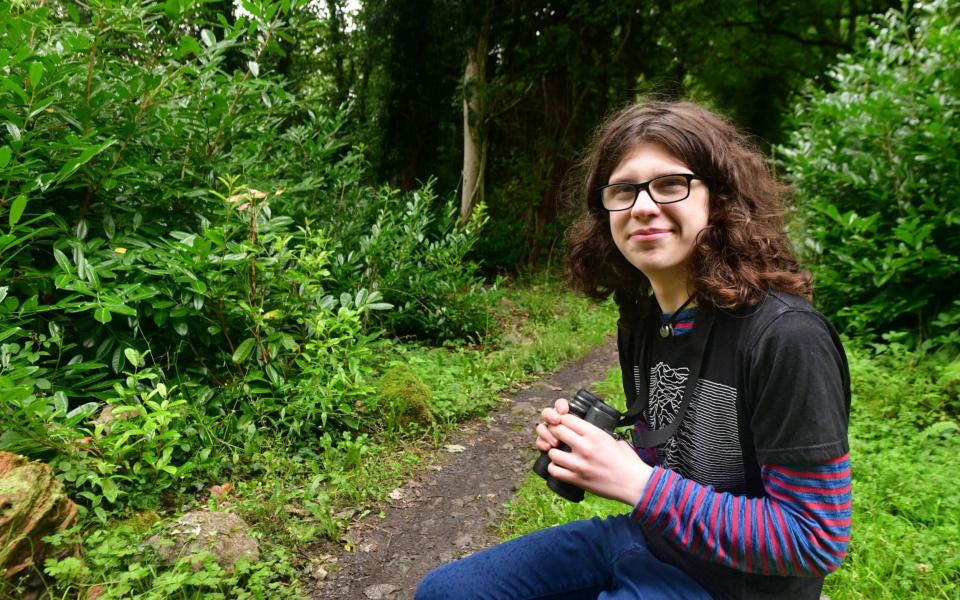 Dara McAnulty, the 15 year-old who, on Tuesday, will be announced as the youngest ever winner of the Wainwright Prize for Nature Writing - Alan Lewis/Photopress Belfast