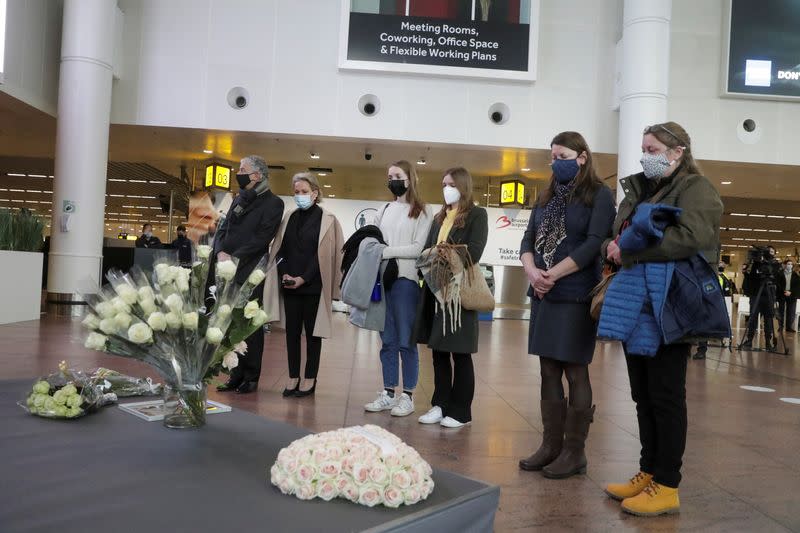 FILE PHOTO: Ceremony to mark 5th anniversary of Brussels bombings