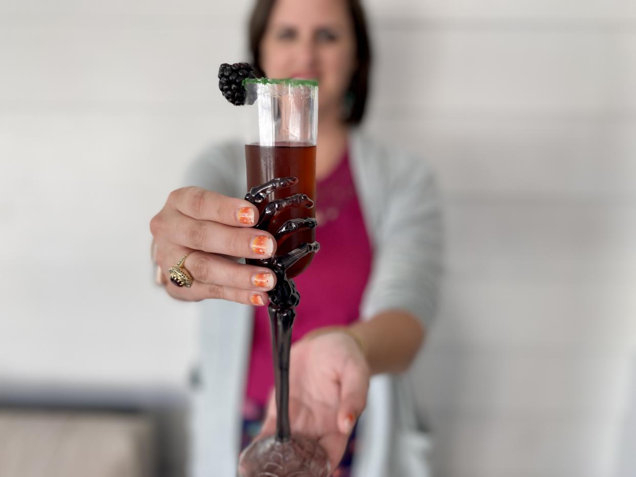 It's just a bunch of Hocus Pocus, including this Halloween Black Flame Cocktail. (Photo: Sarah Gilliland)