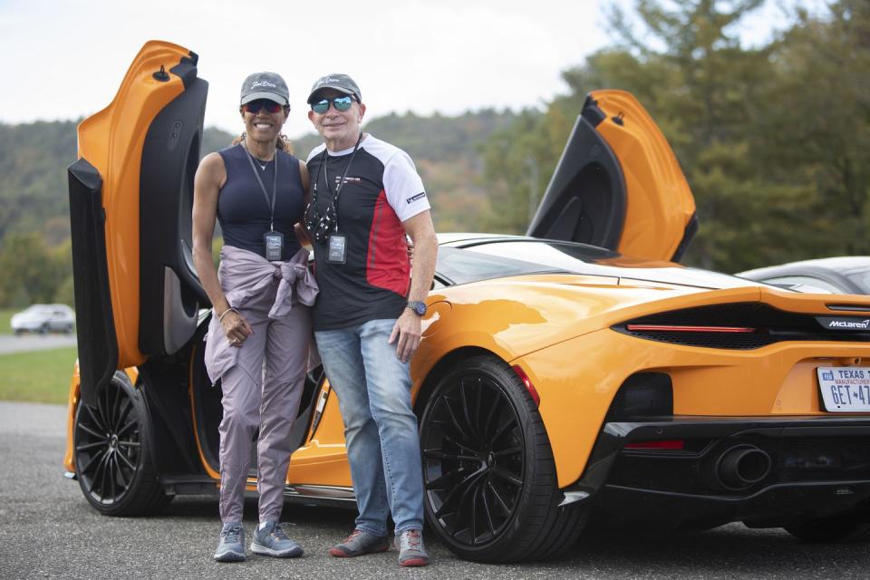 <p>The McLaren test drives were an adrenaline rush.</p>