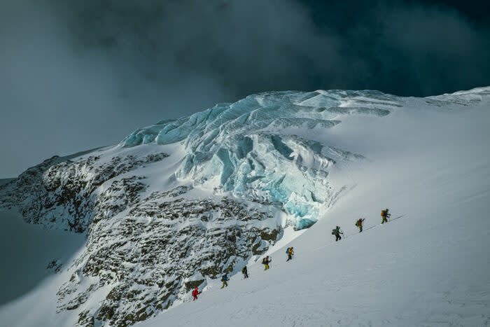 You might not expect glacial terrain like this in Sweden, but it’s on offer in Lapland; (photo/Mats Drougge Photography)