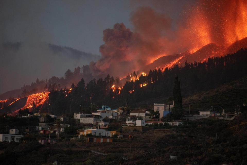 spain volcano eruption