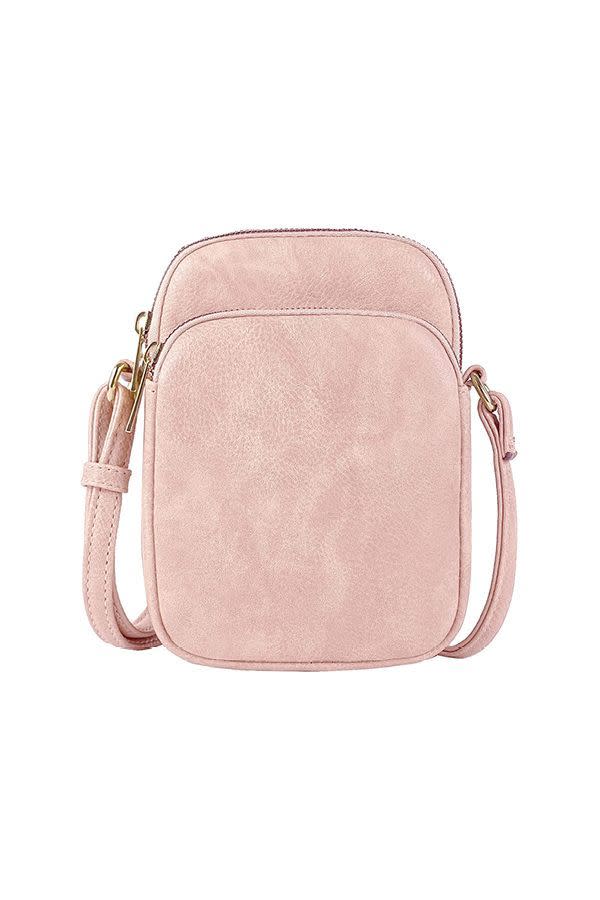 4) Josie Triple Zip Crossbody Bag