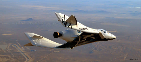 The action and reaction end of SpaceShipTwo — its hybrid rocket motor — is still to be tested in-flight.