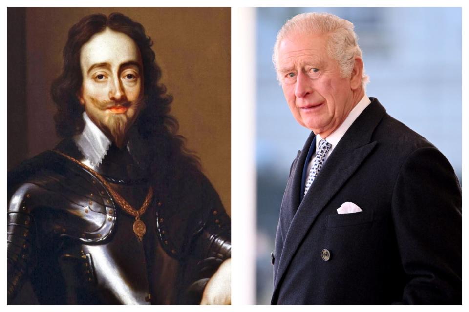 Charles I and Charles III (Leon Neal/Getty)