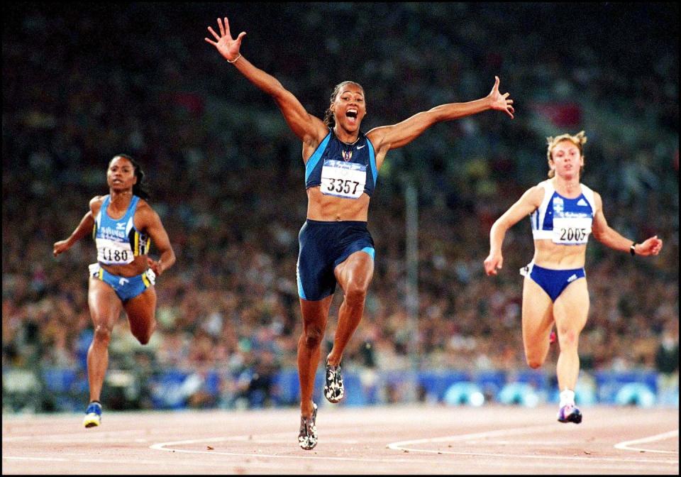 <p>Marion Jones made history at the 2000 Olympics in Sydney, Australia. After winning three gold and two bronze medals, Jones became the first female track and field athlete to win five medals at the same games. However, almost a decade after her victory, she was <a href="https://go.redirectingat.com?id=74968X1596630&url=https%3A%2F%2Fwww.espn.com%2Folympics%2Ftrackandfield%2Fnews%2Fstory%3Fid%3D3151367&sref=https%3A%2F%2Fwww.elle.com%2Fculture%2Fg28522%2Fscandalous-moments-in-olympics-history%2F" rel="nofollow noopener" target="_blank" data-ylk="slk:found guilty of doping;elm:context_link;itc:0;sec:content-canvas" class="link ">found guilty of doping</a> during the competition and was stripped of her medals. In 2008, Jones plead guilty to lying to federal agents about her use of performance-enhancing drugs and was <a href="https://www.nytimes.com/2008/01/12/sports/othersports/11cnd-jones.html" rel="nofollow noopener" target="_blank" data-ylk="slk:sentenced to six months;elm:context_link;itc:0;sec:content-canvas" class="link ">sentenced to six months</a> in prison. </p>