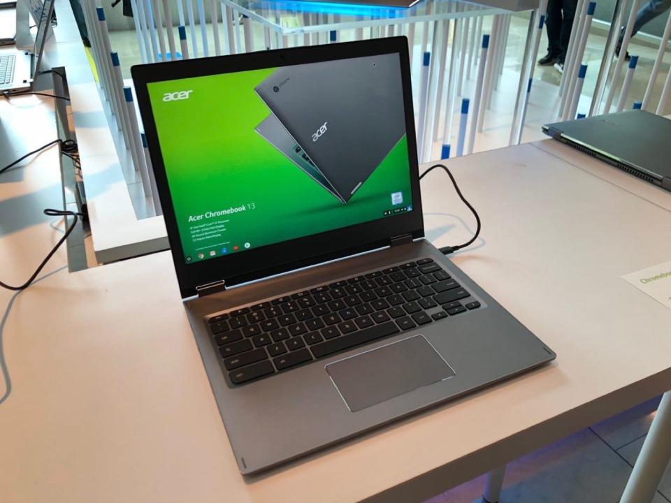 <p>Los nuevos Chromebook de 13″ y 15″ de Acer presentados en su conferencia anual de 2018 </p>