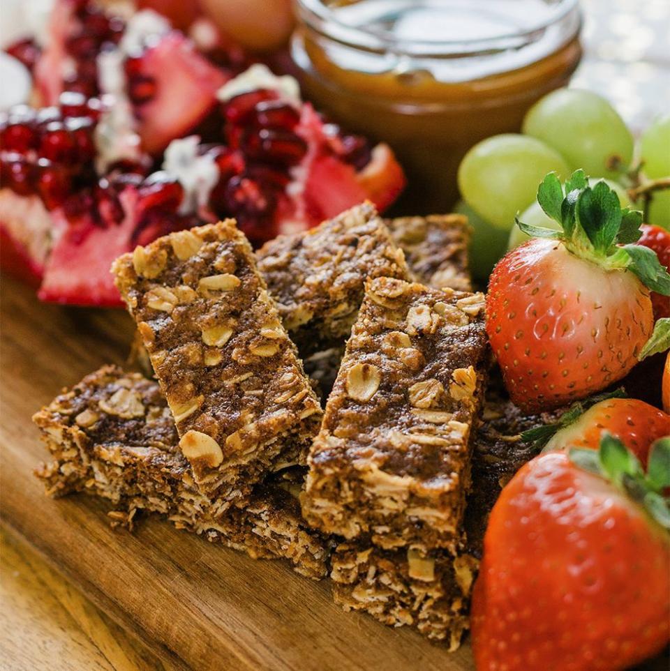 Brown Butter Toasted Oat Bars