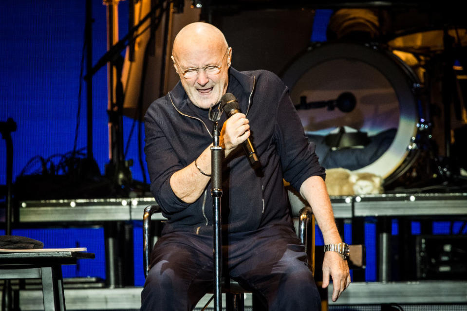 Phil Collins performing